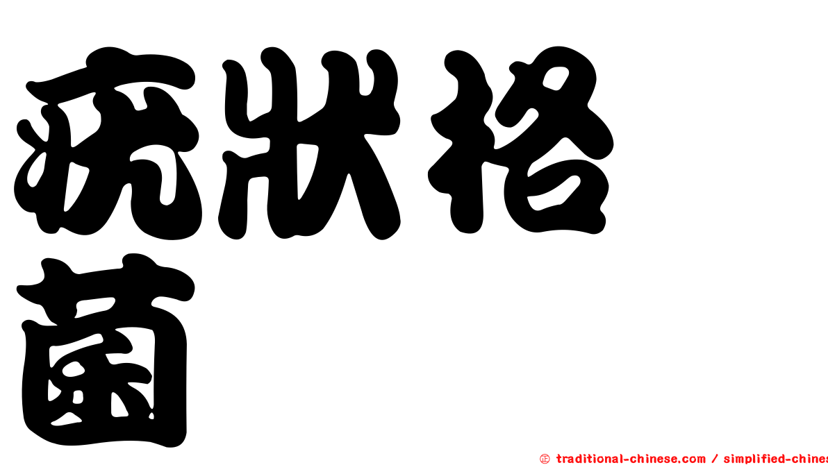 疣狀格孢菌