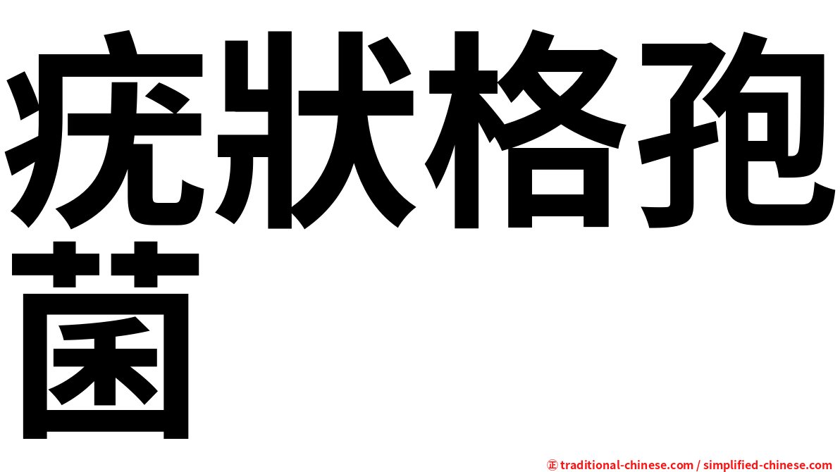 疣狀格孢菌