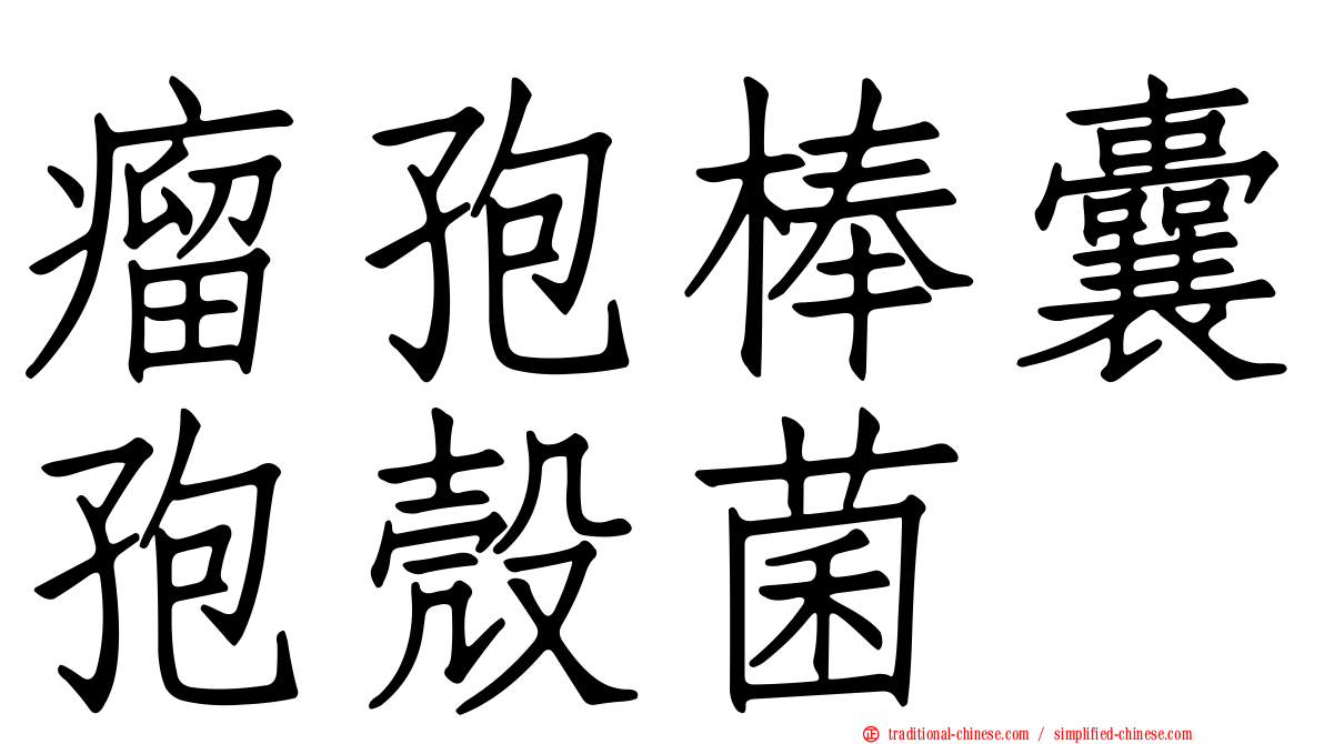 瘤孢棒囊孢殼菌