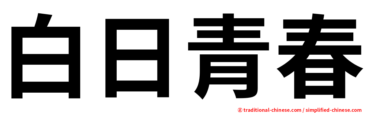 白日青春