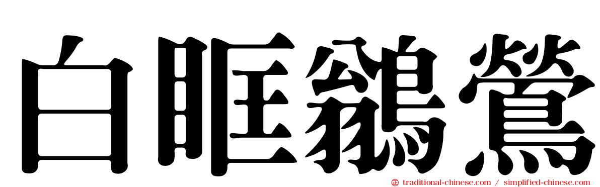 白眶鶲鶯