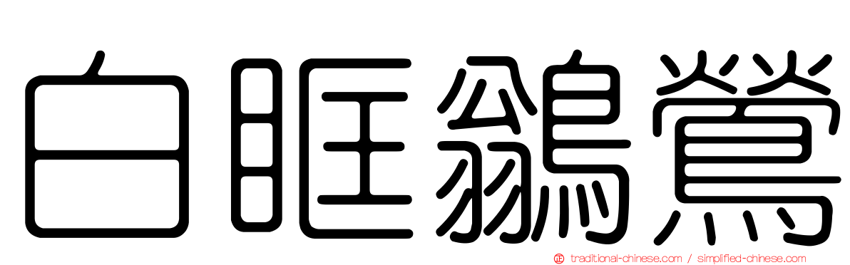 白眶鶲鶯