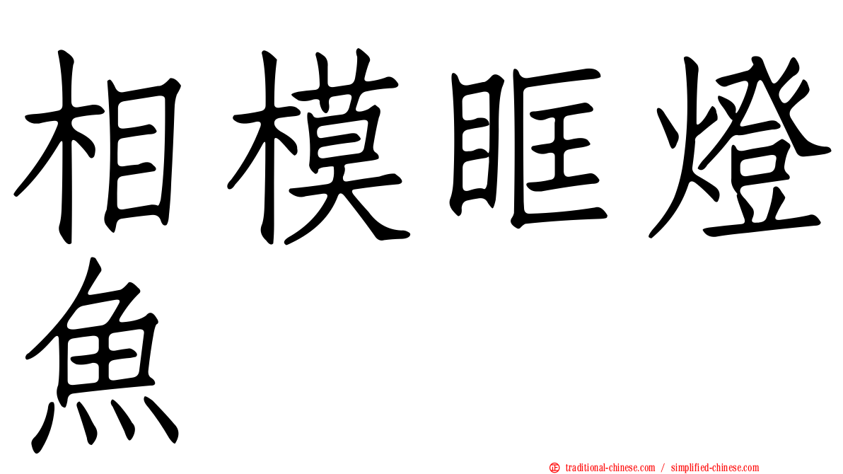 相模眶燈魚