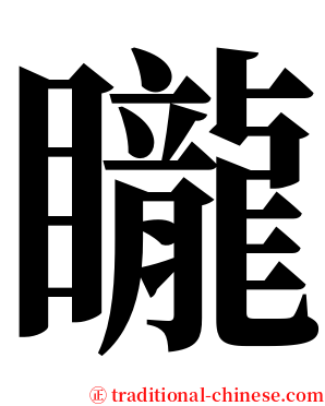 矓 serif font