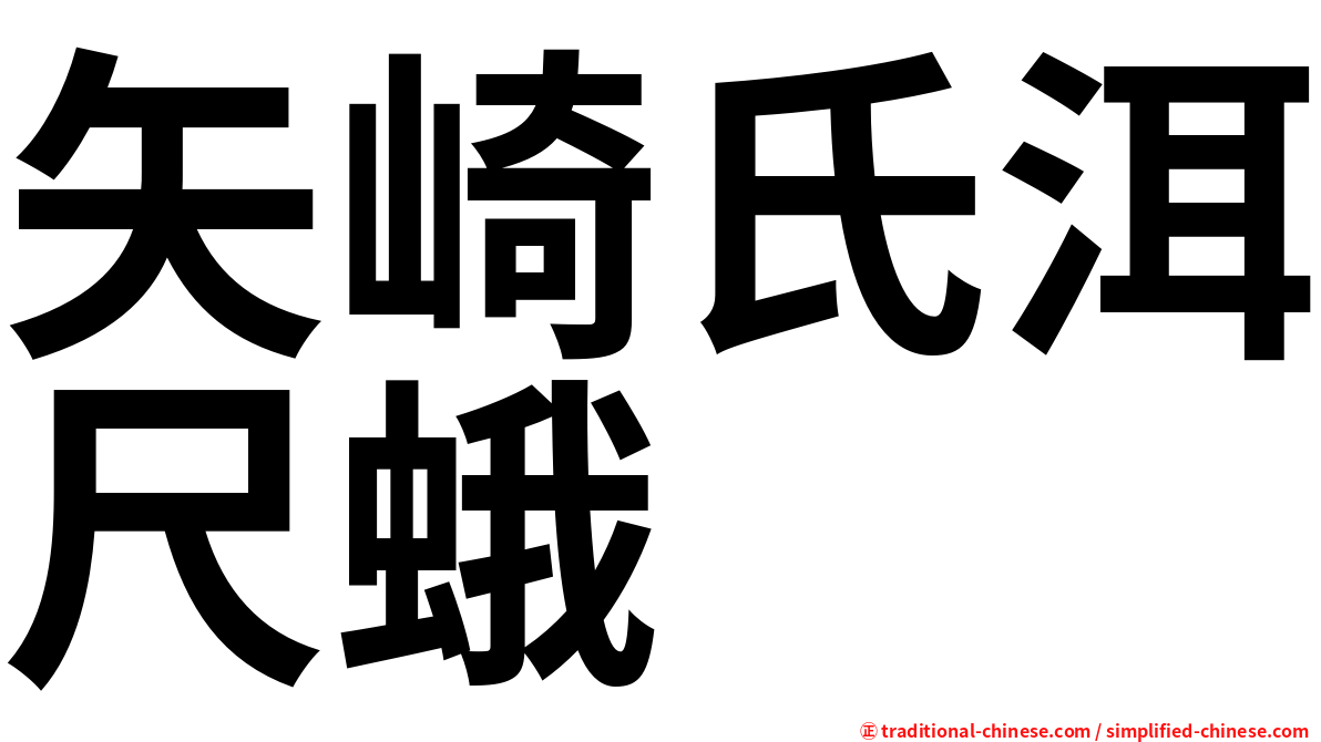 矢崎氏洱尺蛾