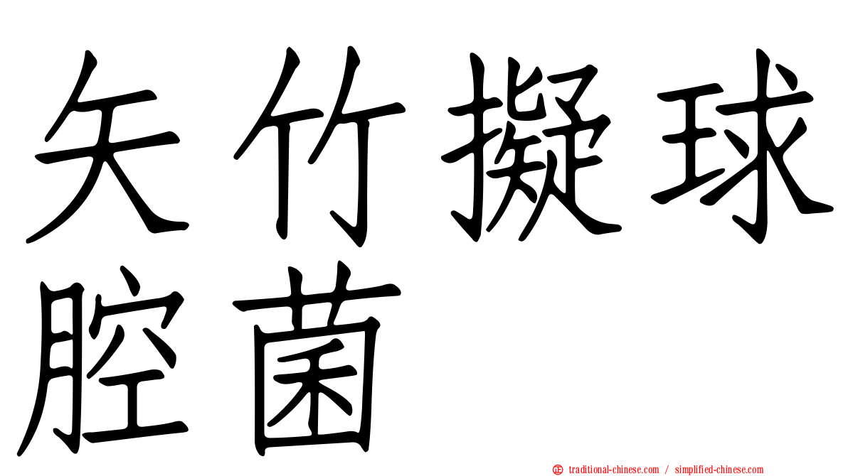 矢竹擬球腔菌
