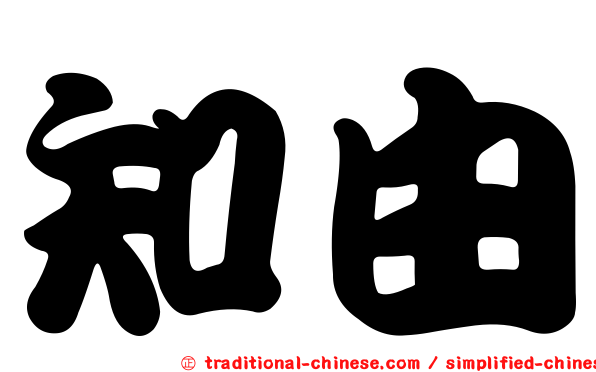 知由