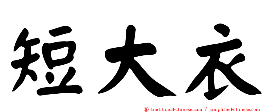 短大衣