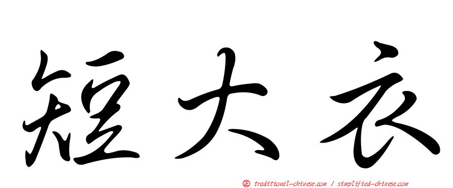 短大衣