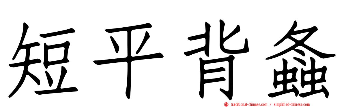 短平背螽