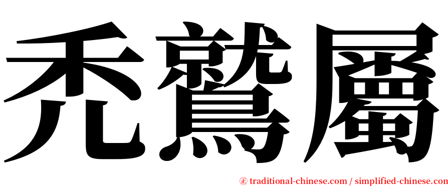 禿鷲屬 serif font