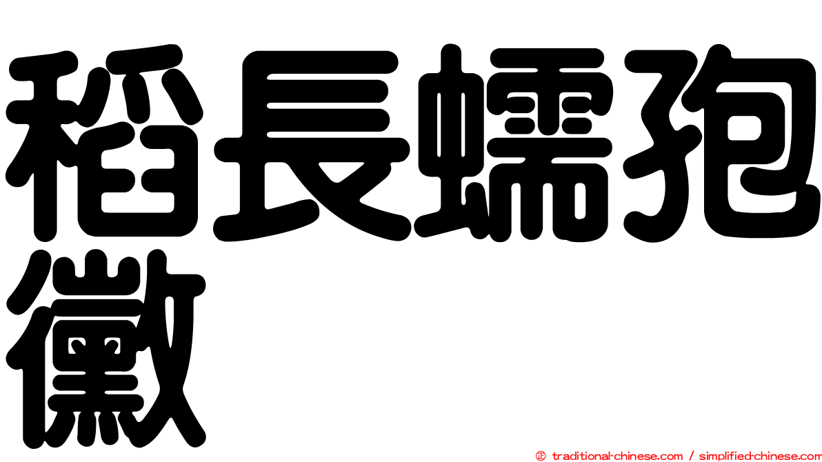 稻長蠕孢黴