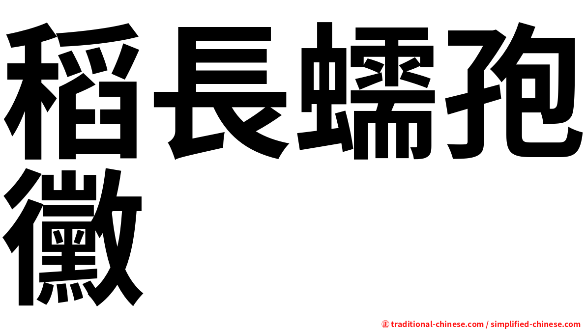 稻長蠕孢黴