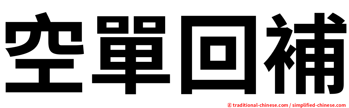 空單回補