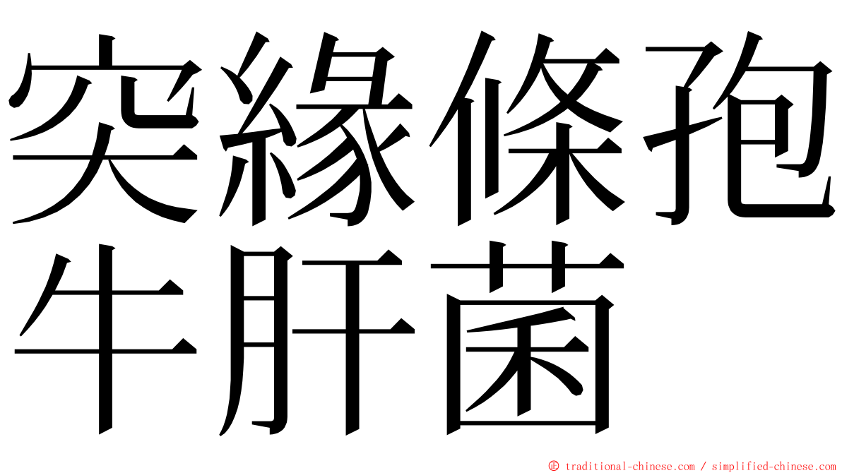 突緣條孢牛肝菌 ming font