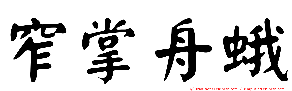 窄掌舟蛾