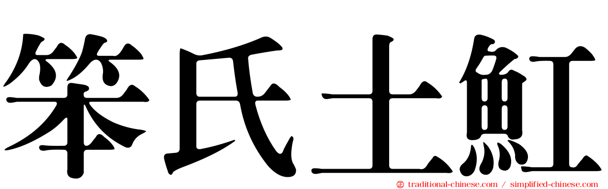 笨氏土魟