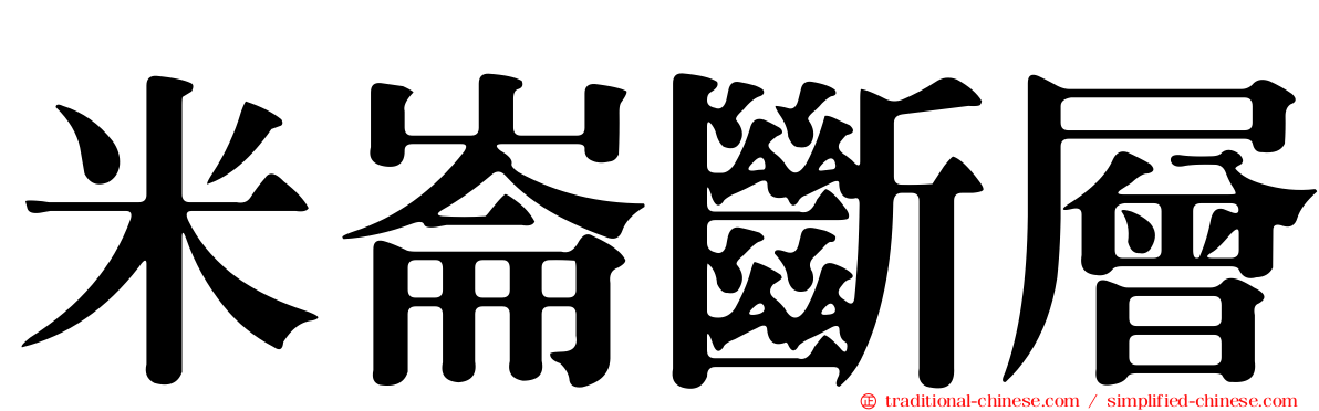 米崙斷層