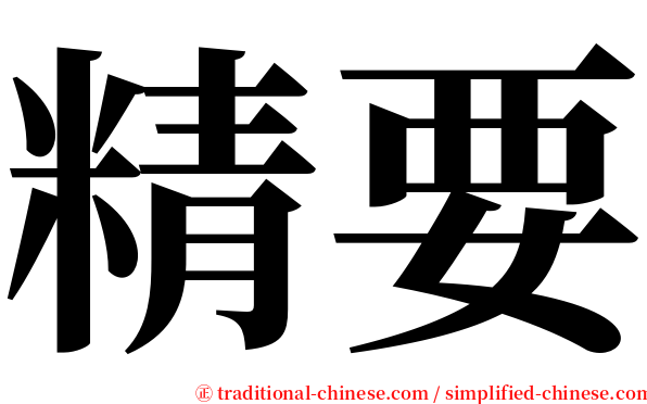 精要 serif font