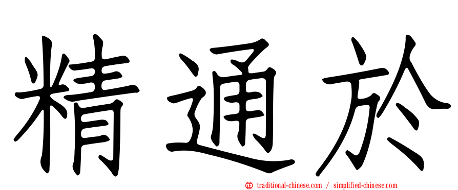 精通於