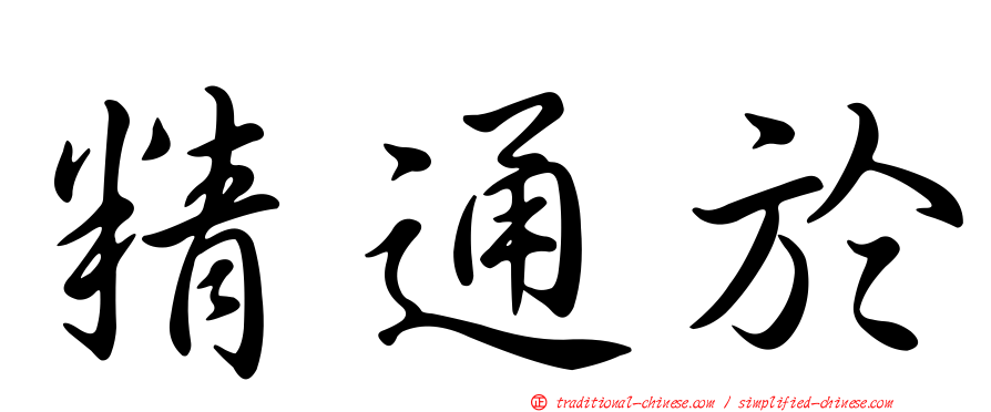 精通於