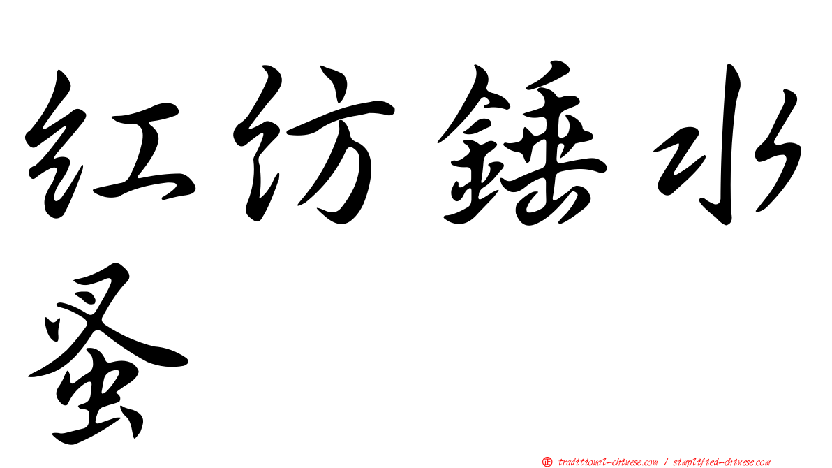 紅紡錘水蚤