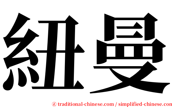 紐曼 serif font