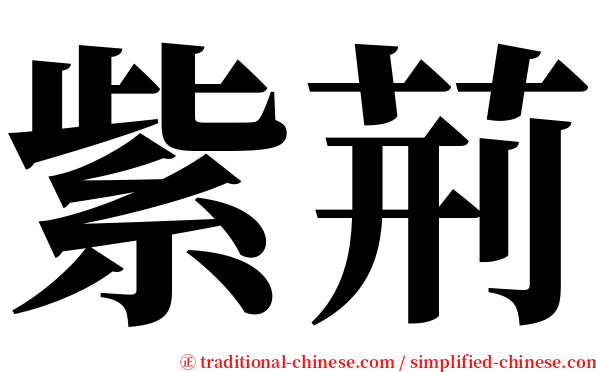 紫荊 serif font