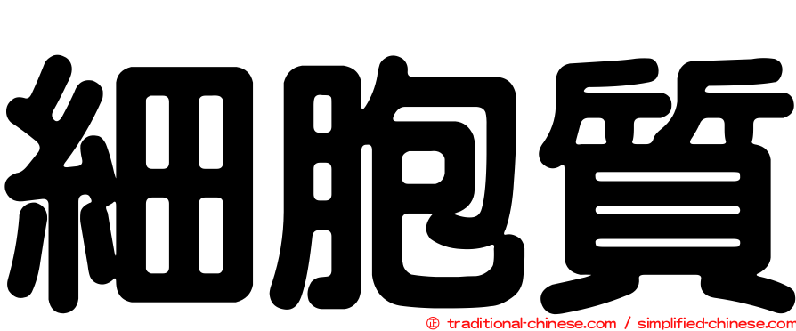 細胞質
