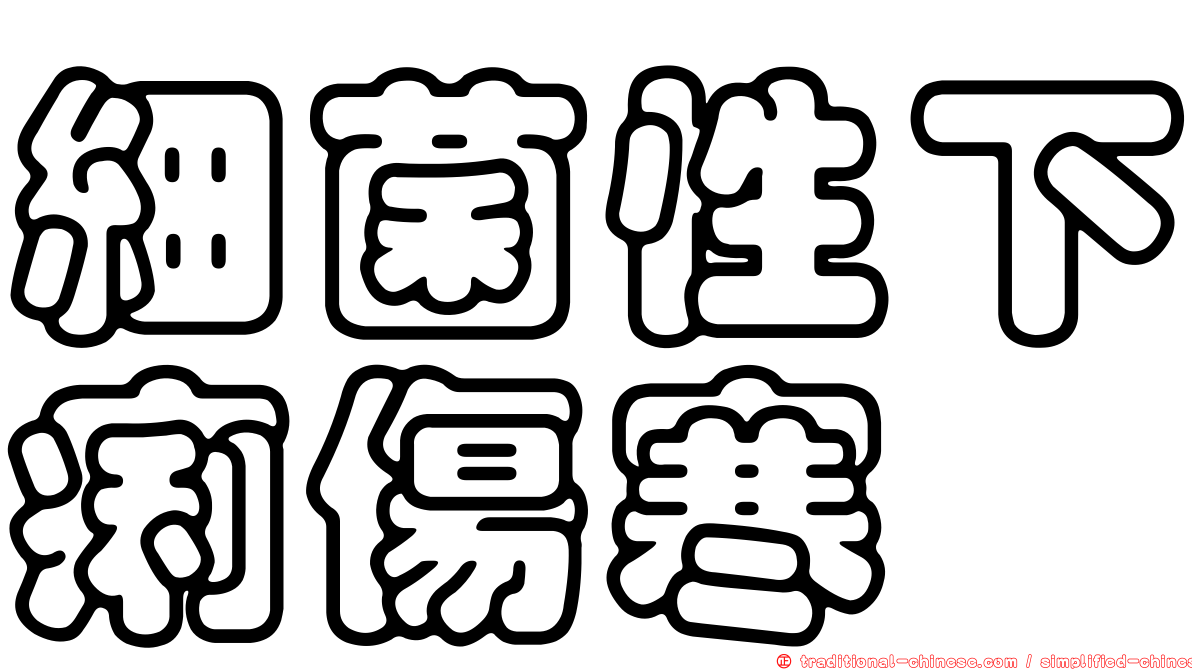 細菌性下痢傷寒
