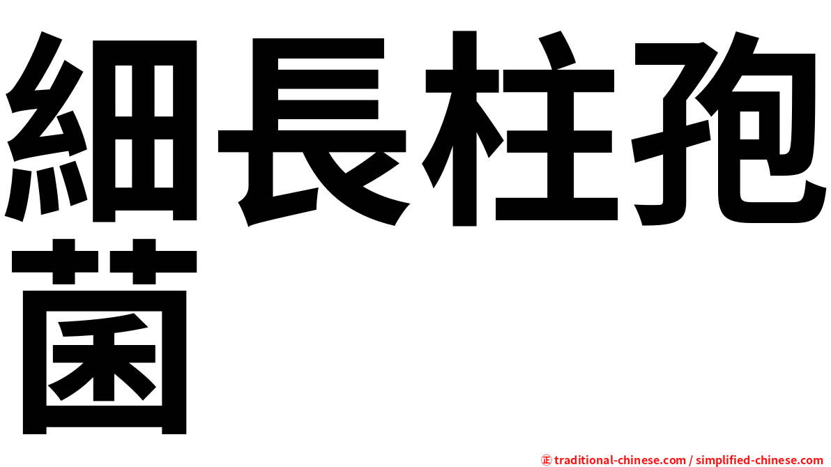 細長柱孢菌