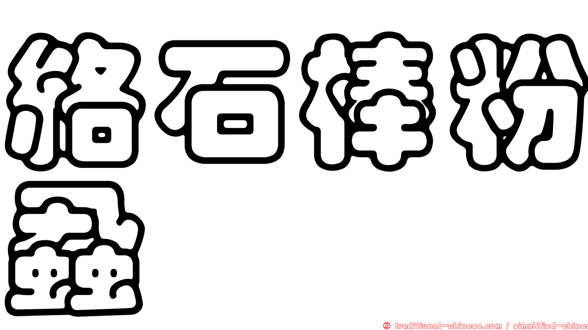 絡石棒粉蝨