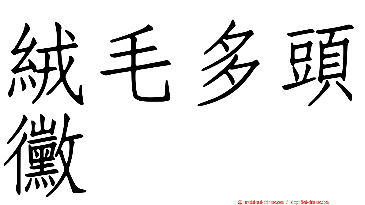 絨毛多頭黴