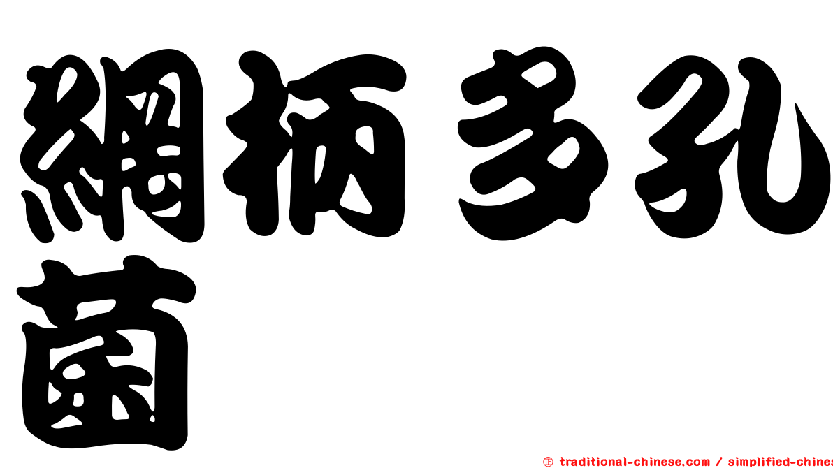 網柄多孔菌