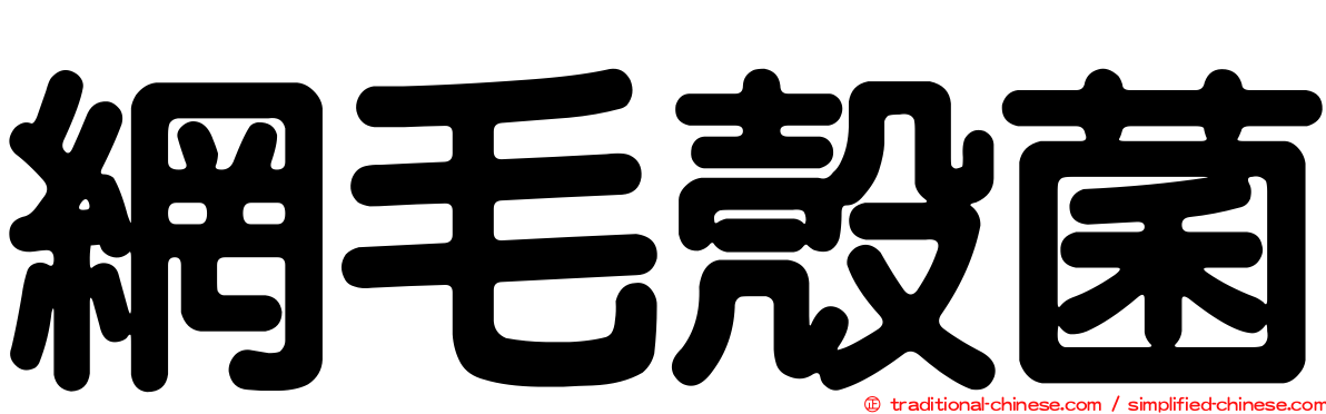 網毛殼菌