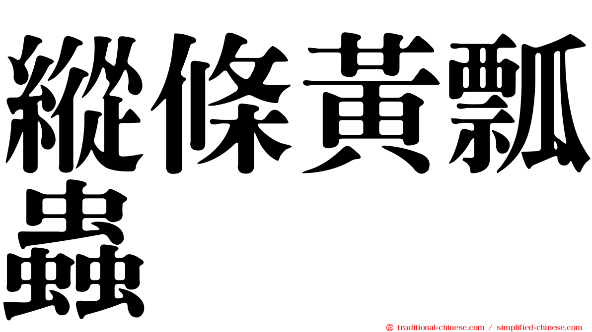 縱條黃瓢蟲