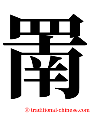 罱 serif font