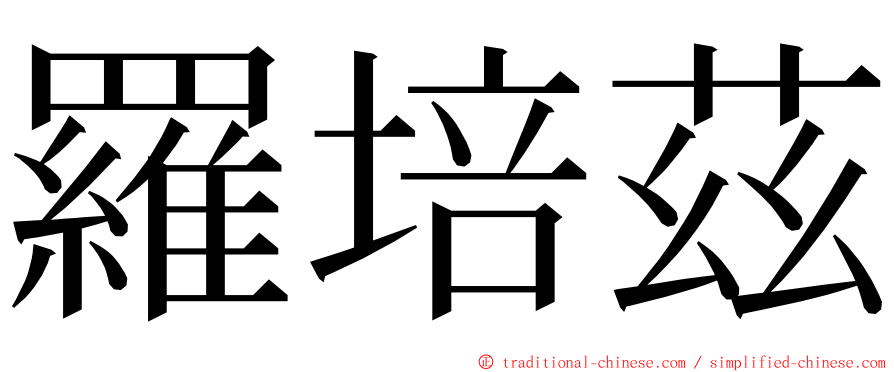 羅培茲 ming font