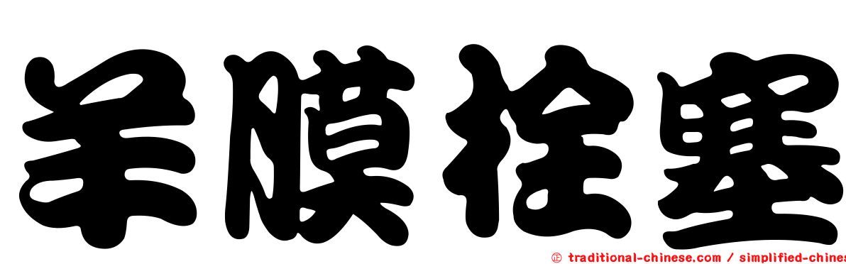 羊膜栓塞