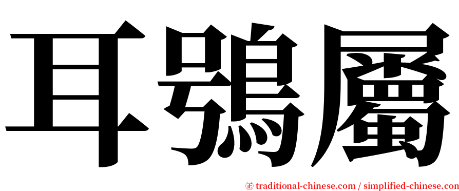 耳鴞屬 serif font