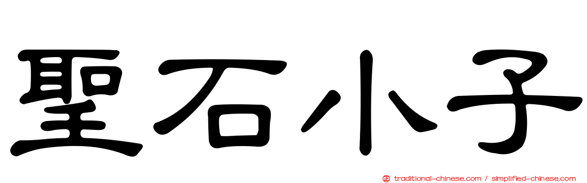 聖石小子