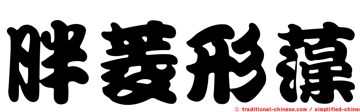 胖菱形藻