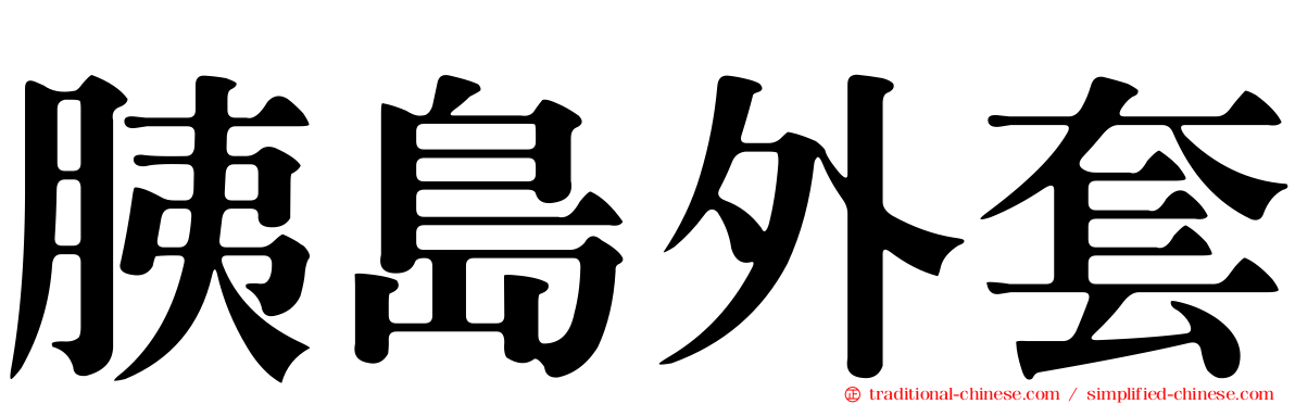 胰島外套