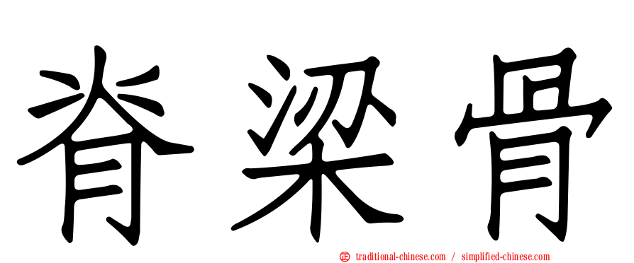 脊梁骨