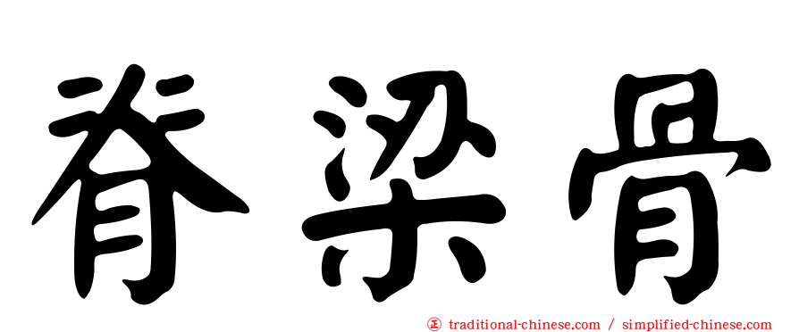 脊梁骨