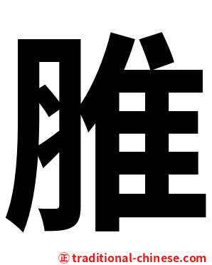 脽