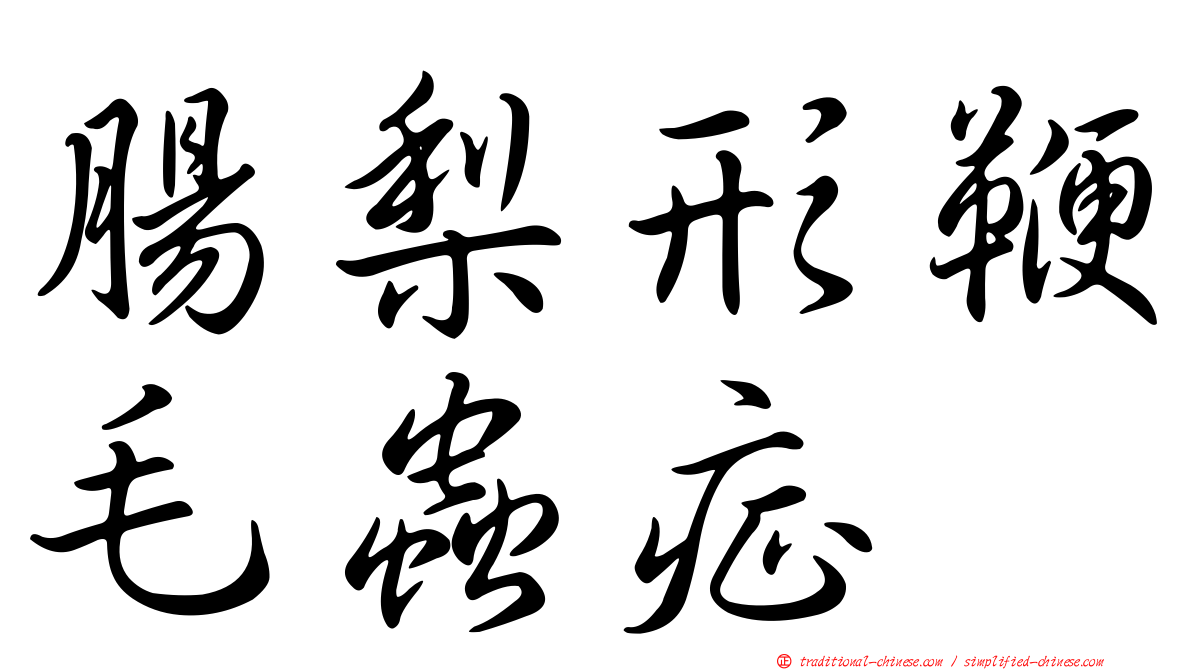 腸梨形鞭毛蟲症