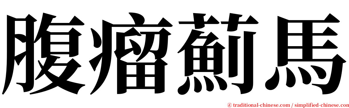 腹瘤薊馬 serif font