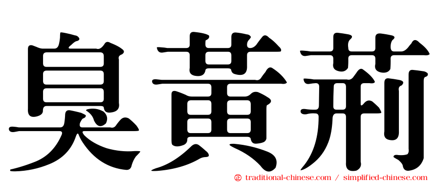 臭黃荊