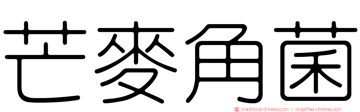 芒麥角菌